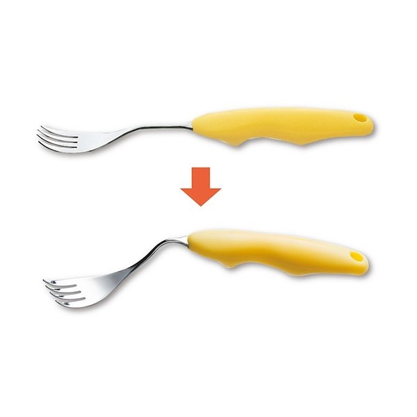 【老人當家】 好握輕量可彎湯匙 叉子 高齡 銀髮 復能 日本進口