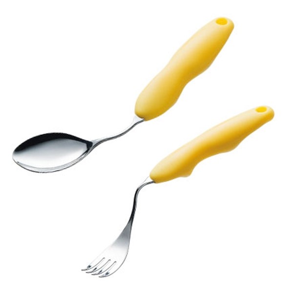 【老人當家】 好握輕量可彎湯匙 叉子 高齡 銀髮 復能 日本進口