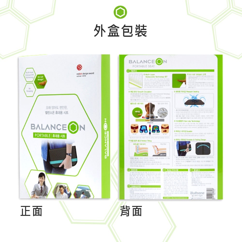 【老人當家】【倍力舒】蜂巢凝膠健康坐墊（攜帶型）