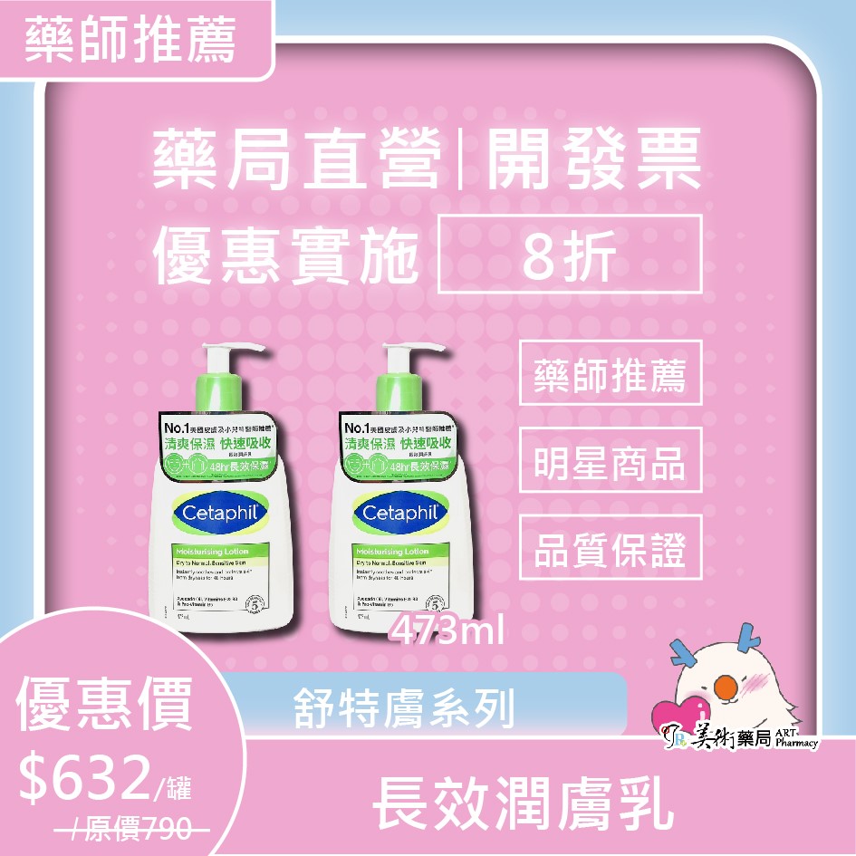舒特膚 BHR淨白極致面膜/長效潤膚霜/長效潤乳/AD益膚康修護滋養乳液/淨白調理安撫霜 美術藥局 公司貨