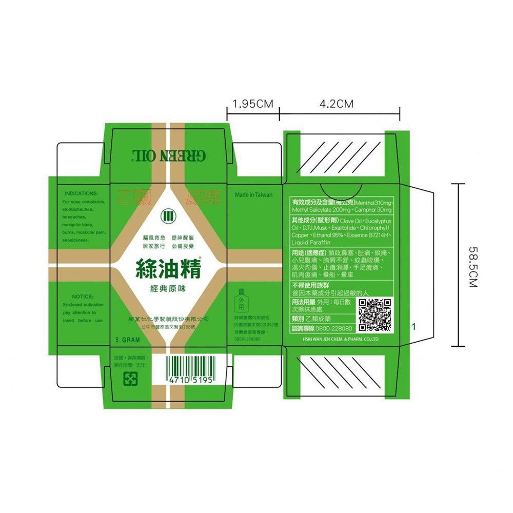 綠油精